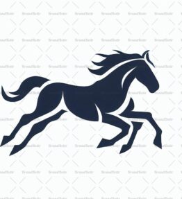 Galoppierendes Pferd